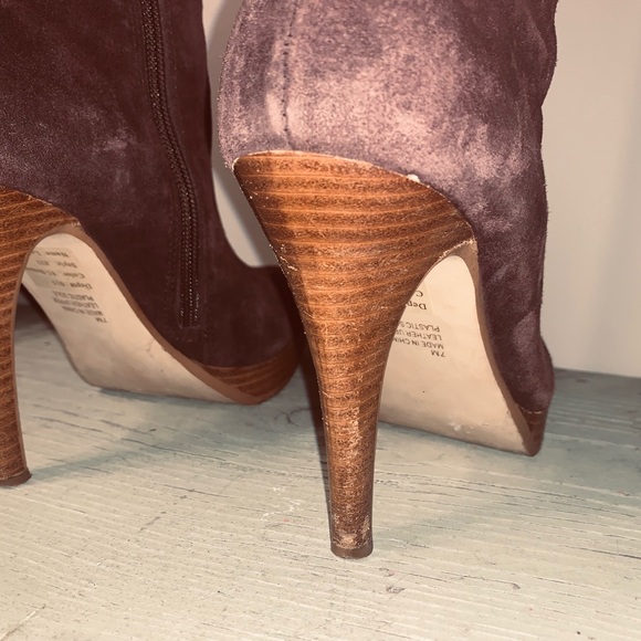 Bakers, suede platform, boots, size 7 brown - Picture 11 of 16